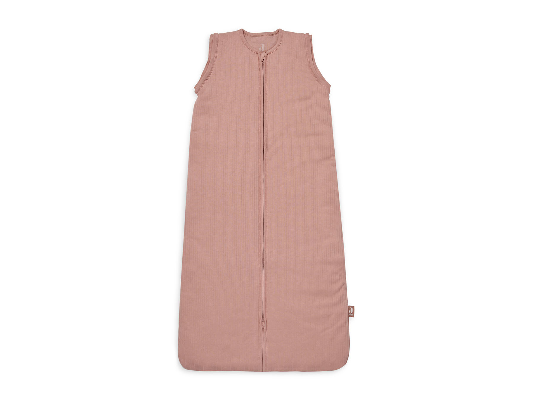 Jollein Jollein Slaapzak 110 cm basic stripe rosewood met afritsbare mouw