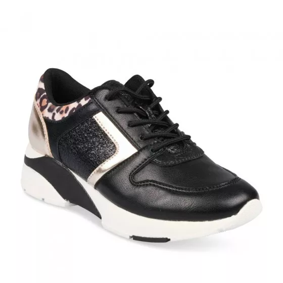 Baskets NOIR ACTIVE FASHION