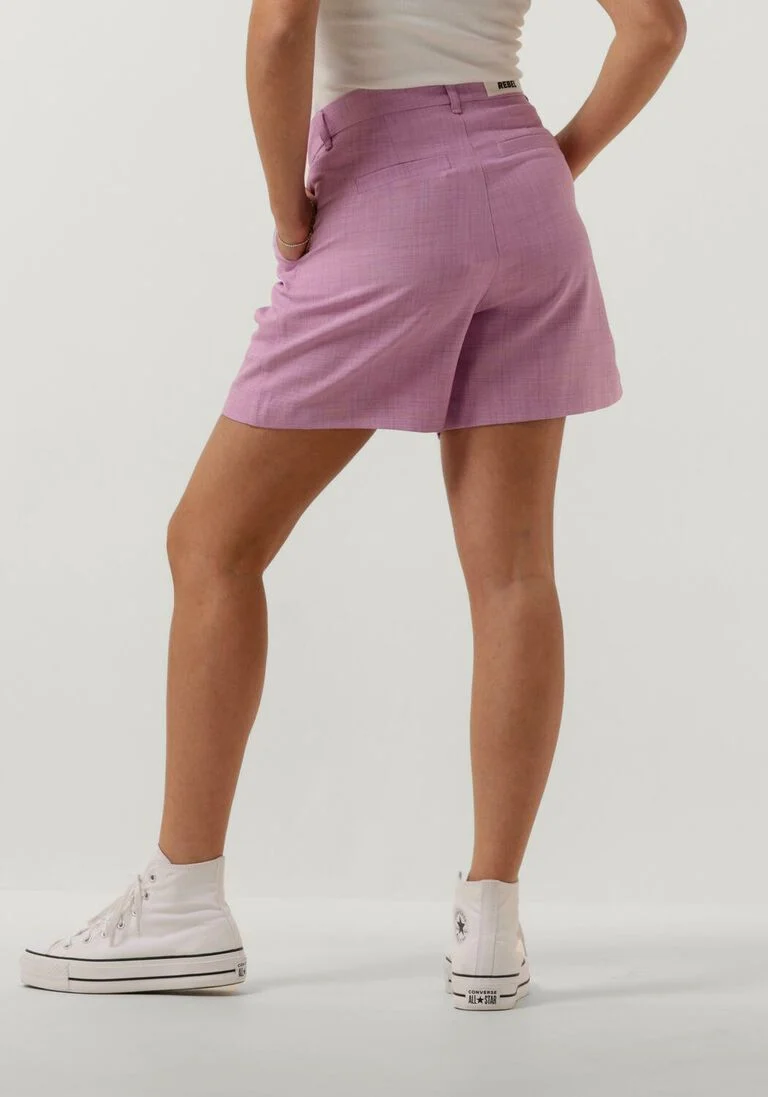 COLOURFUL REBEL roze colourful rebel shorts moza high waist short