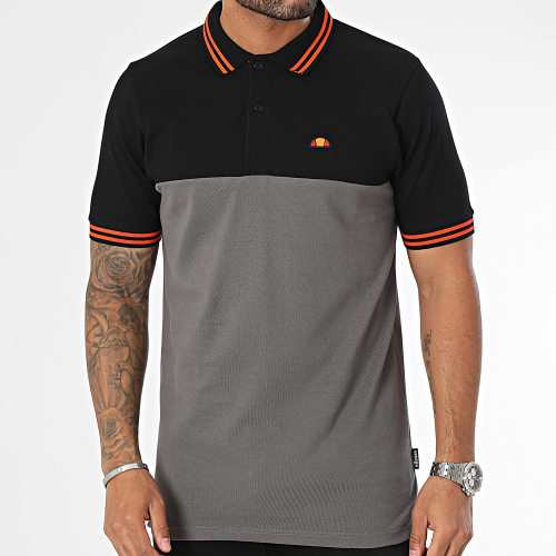 Polo Manches Courtes Brentio SXT19204 Noir Gris