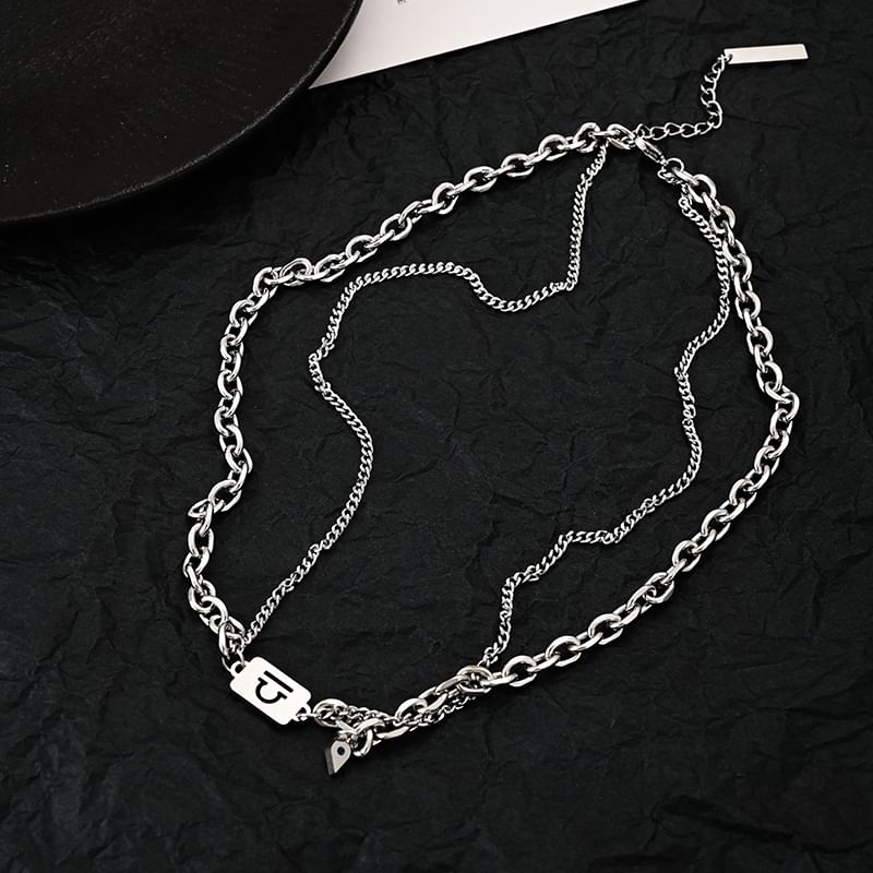 Lilafey - Zodiac Tag Hanger Gelaagde Ketting