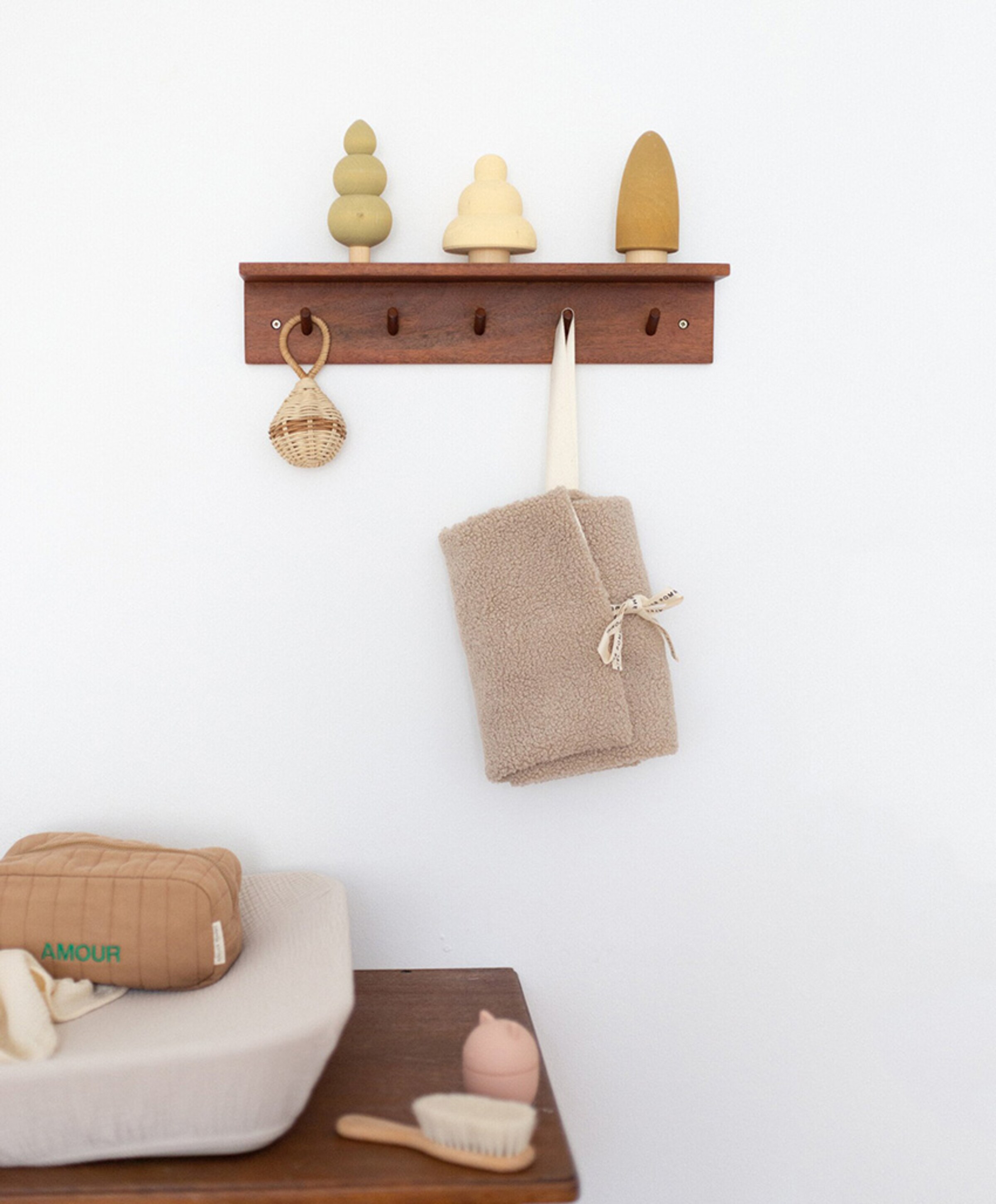 Atelier Pomme Verschoonmatje  beige
