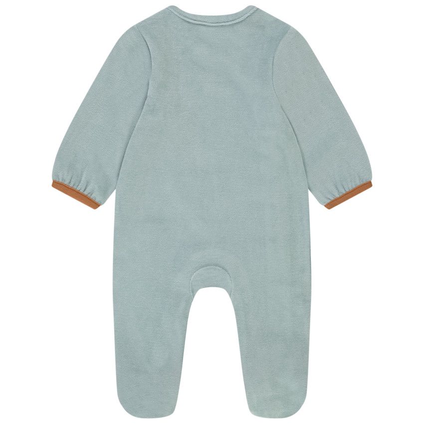 Dors-bien ludique dinosaure en velours pour bébé garçon - Bleu moyen