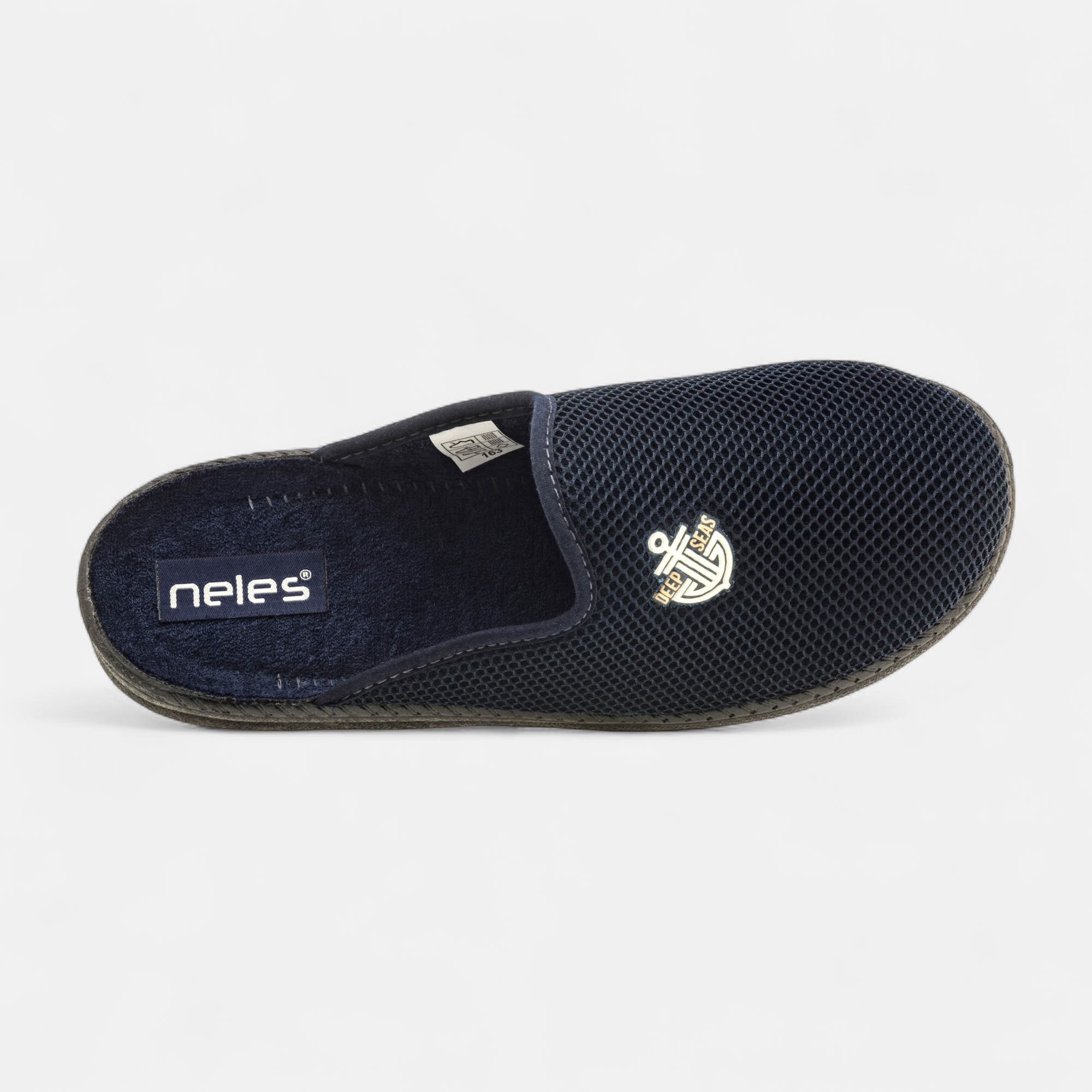 Pantoufles mules Homme bleu marine