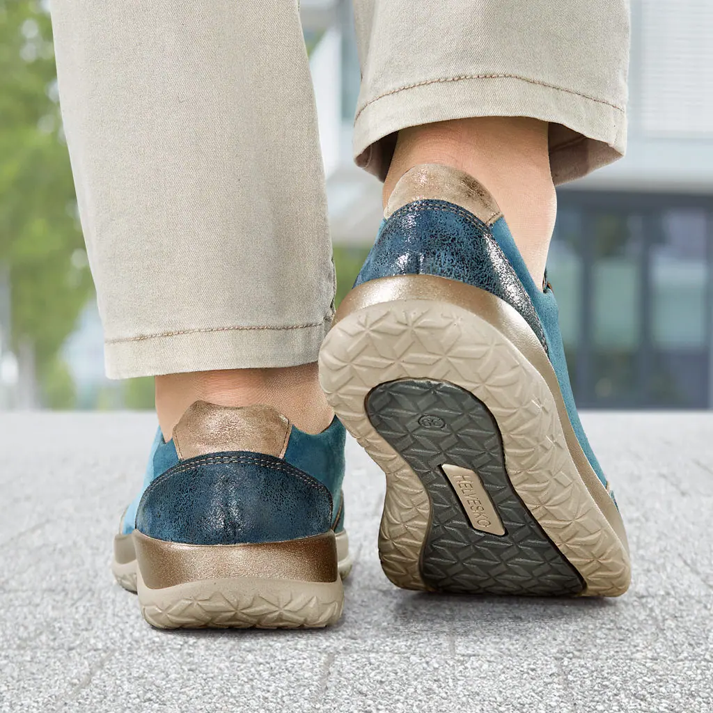 Schnürschuhe - Sneaker LOMA beige blau