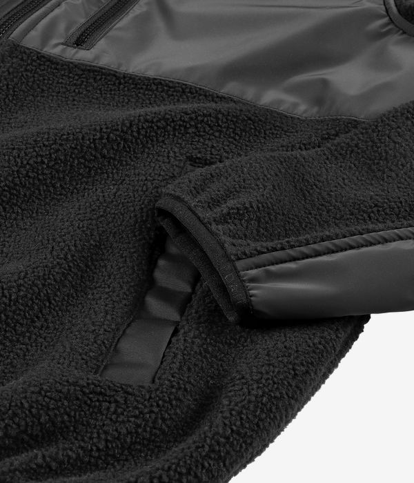Iriedaily Auf Deck Fleece Jacke (uni black)