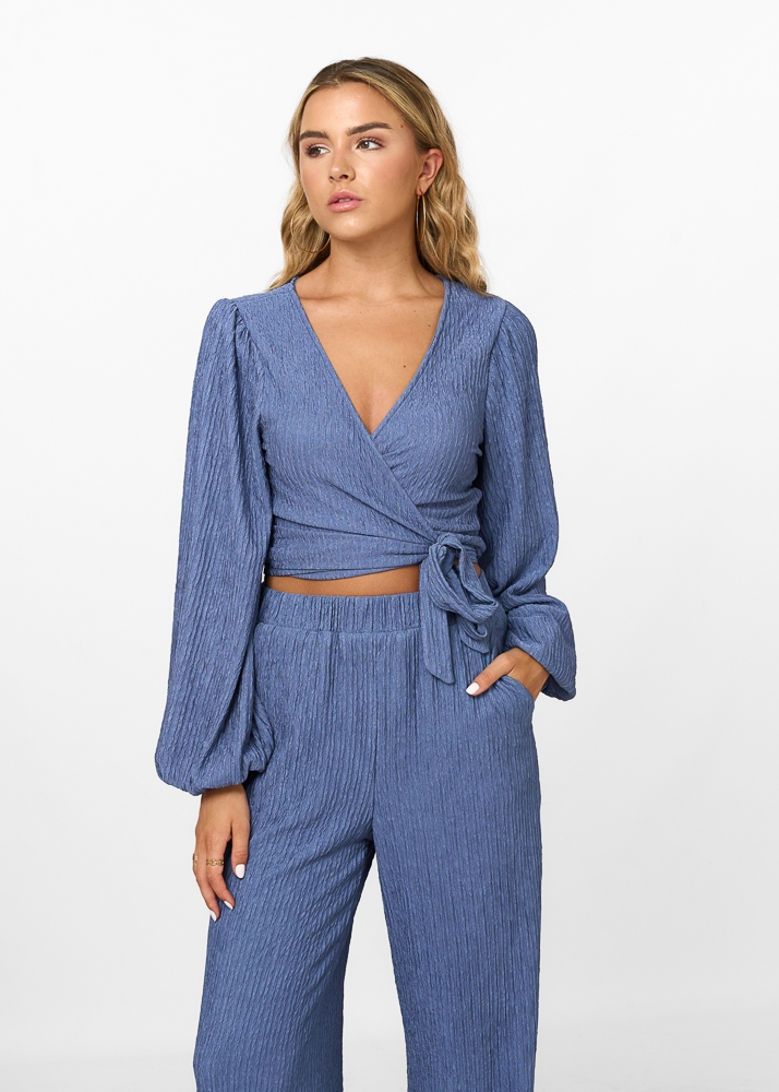 Pien wikkeltop langemouw sky blauw