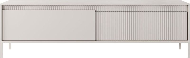 Allegro - TV-meubel - Beige - MDF en Metaal