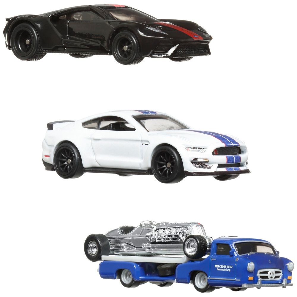 Hot Wheels Premium Jay Leno's Garage Sammlerdisplay 4er-Pack