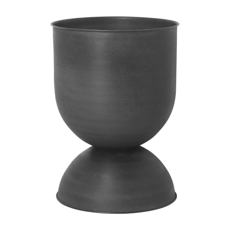 Ferm Living Hourglass plantenbak medium black