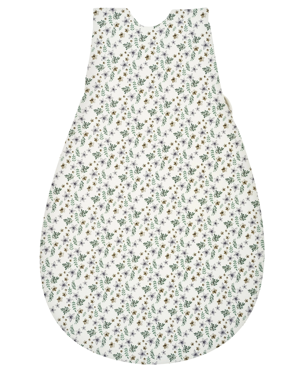 Schlafsack BABY-MÄXCHEN® – PETIT FLEURS  in weiß/grün