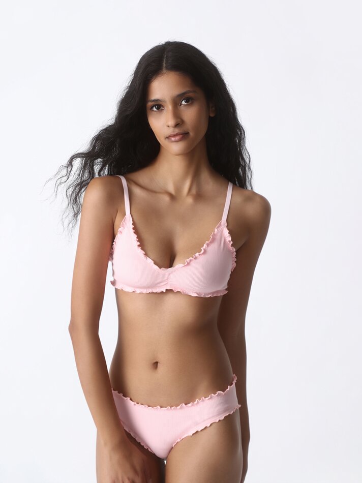 Conjunto com 2 sutiãs sem costura - Preto