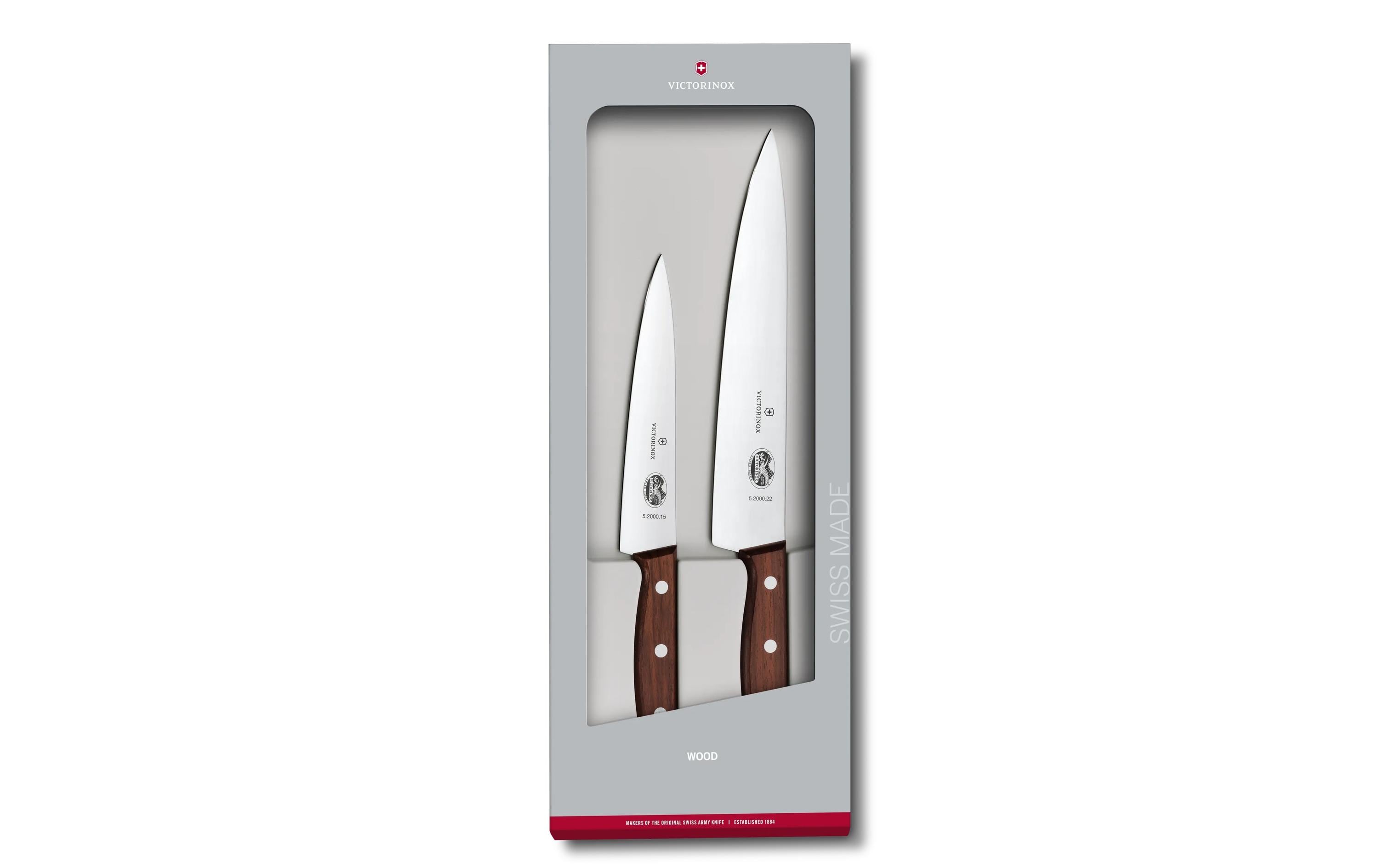 Tranchier-Set Wood 2-teilig, BraunVielseitiges Set aus Tranchiermessern mit Holzgriff