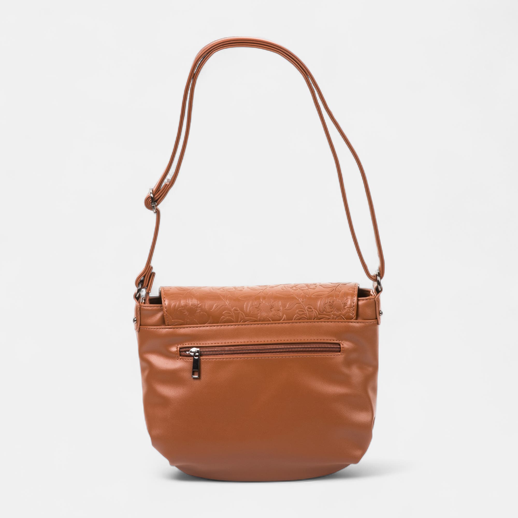 Sac bandoulière cognac