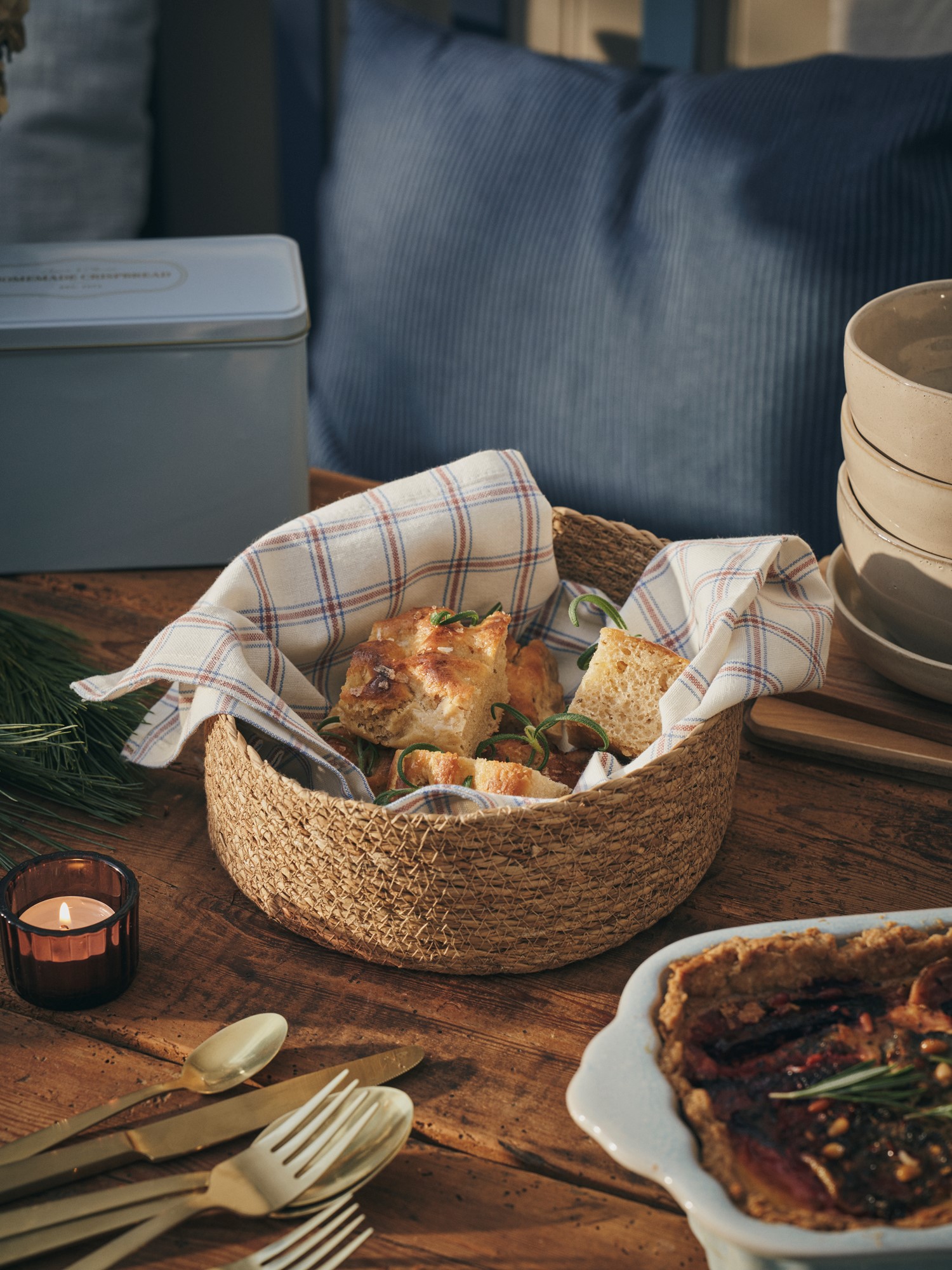 Brødkurv | Søgræs. Ø18 cm. | Nature