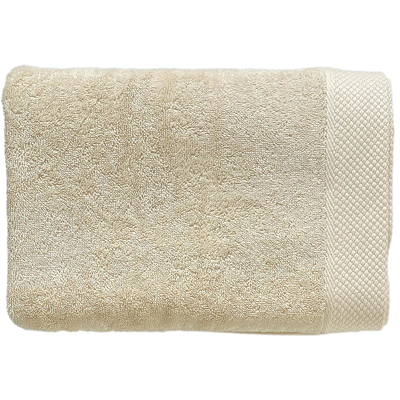 Soft by Perle de Coton Drap de bain ivoire
