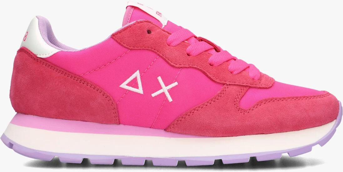 SUN68 roze sun68 lage sneakers ally solid nylon