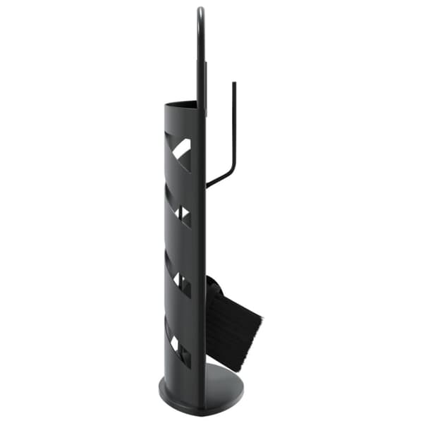 vidaXL Peisverktøysett 5 deler 23x15x66 cm stål
