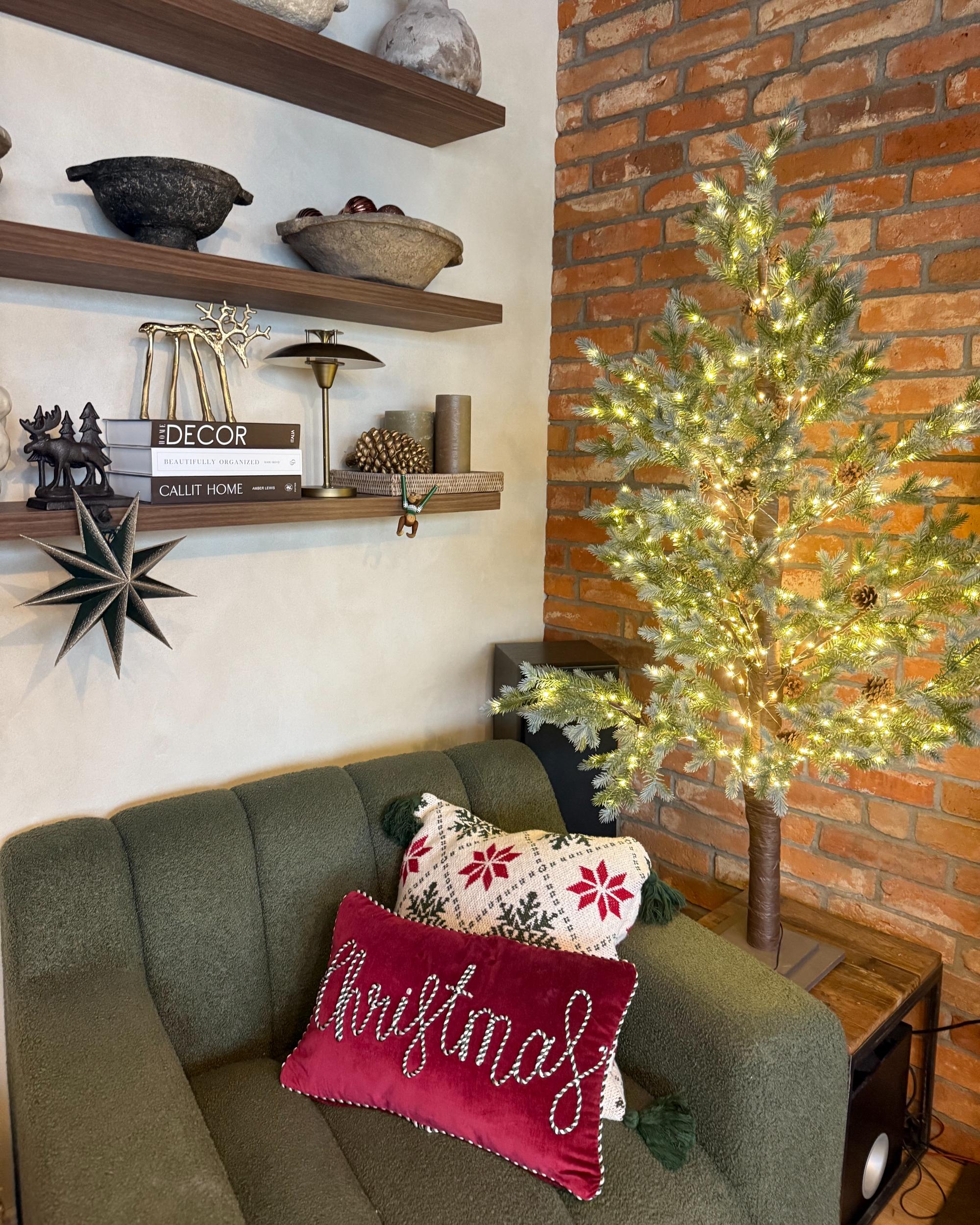 Buitendecoratie LED LAUGARAS Kerstboom 150 cm Groen