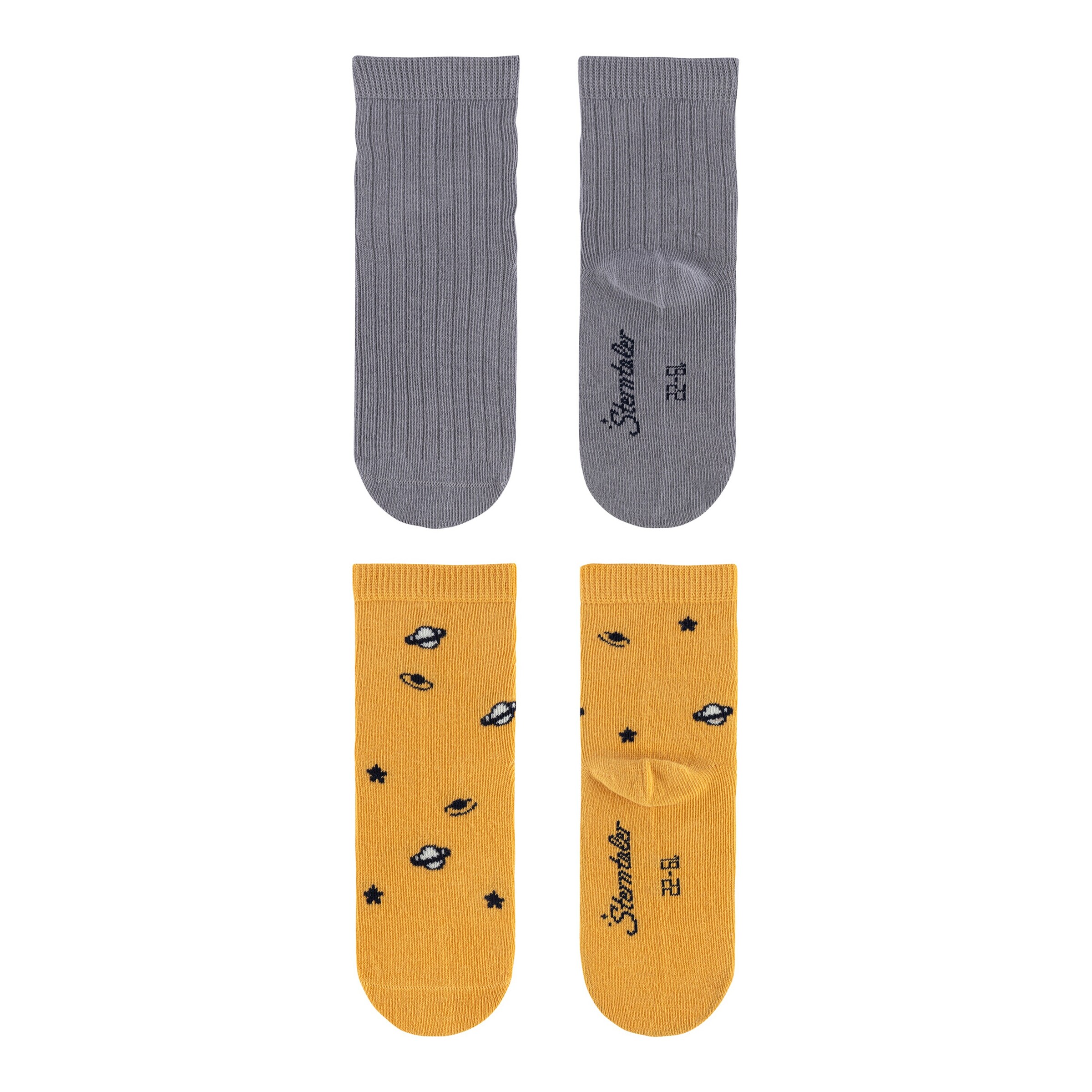Sterntaler 6er-Pack Socken Weltall Dino blau/gelb
