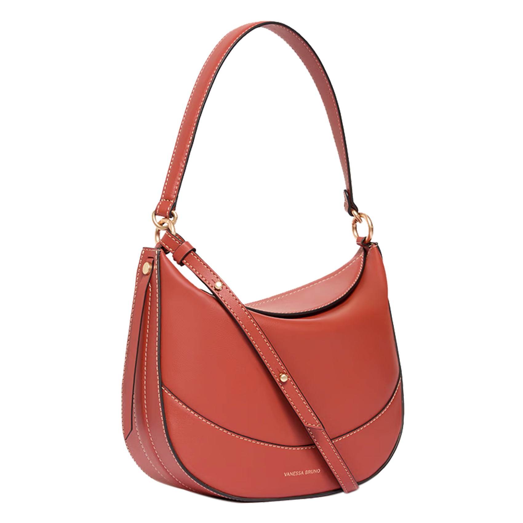 DAILY BAG MM - Sac porté épaule en cuir | Marron