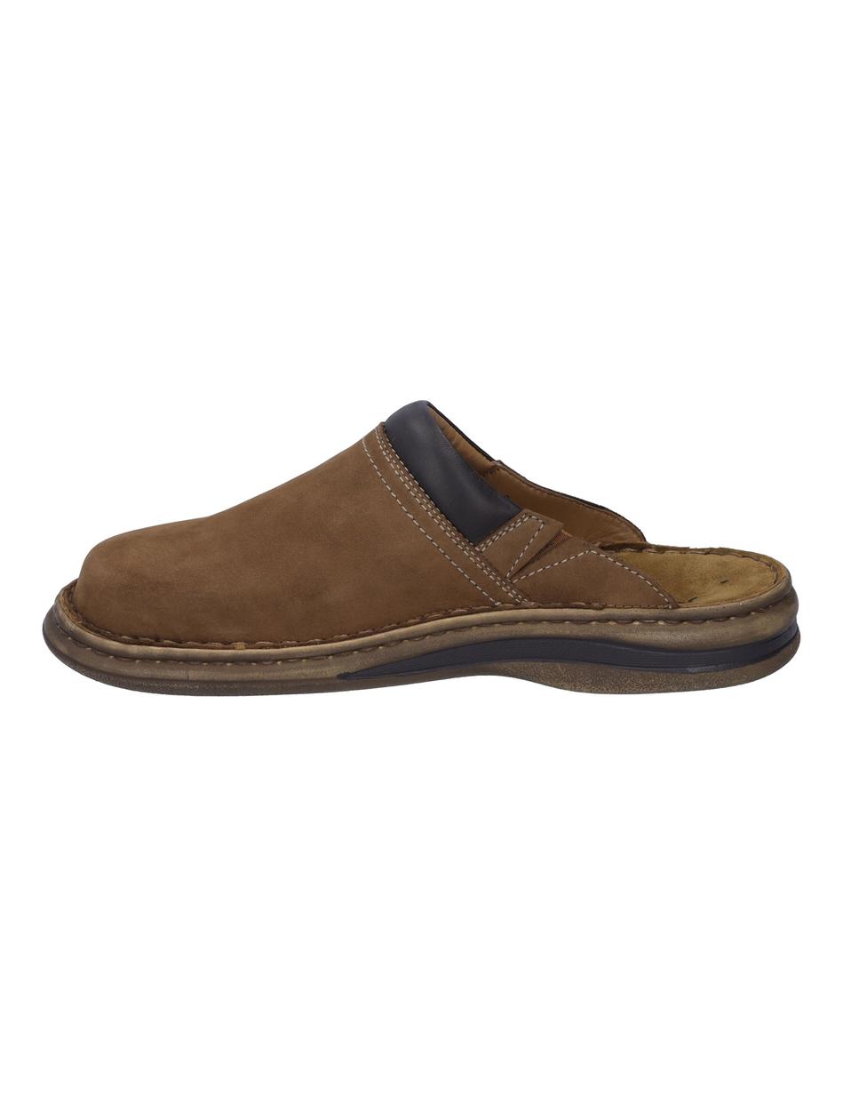 Clog Max, cognac-kombi