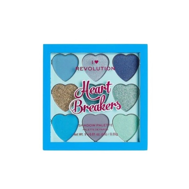 Makeup Revolution I Heart Makeup Palette mit 9 Heart Brakers Daydream Lidschatten 9x0,55 g