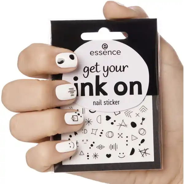 get your ink on nail sticker