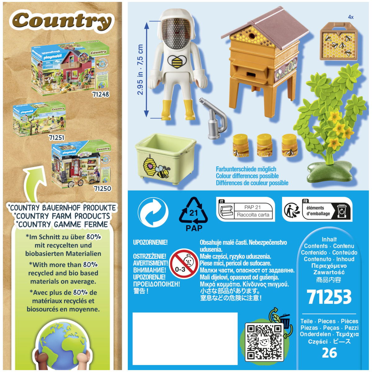 PLAYMOBILPLAYMOBIL   Country 71253 Imkerin
