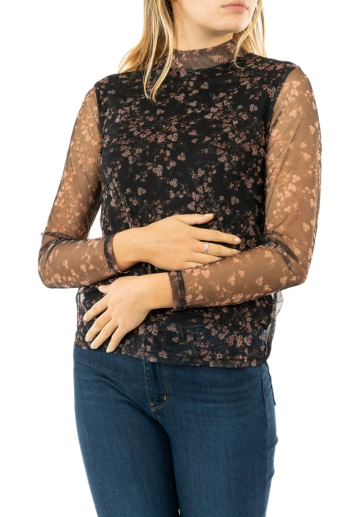 tee shirt manches longues molly bracken sk3924a20 black