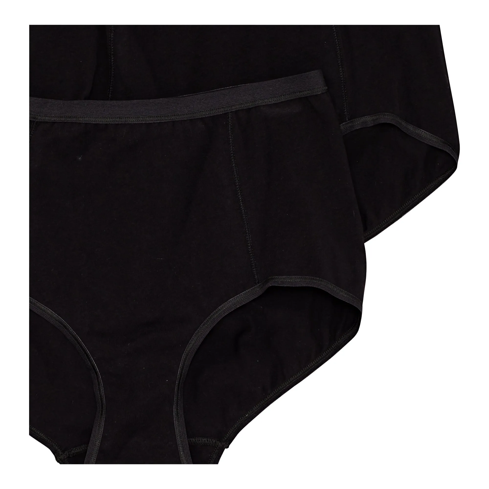 Damen-Taillenslip mit Verstärkung, 2er Pack