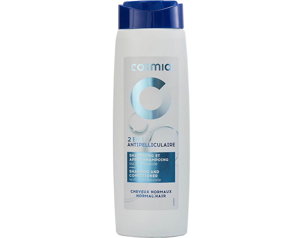 CHAMPÔ COSMIA 2EM1 ANTICASPA 400ML