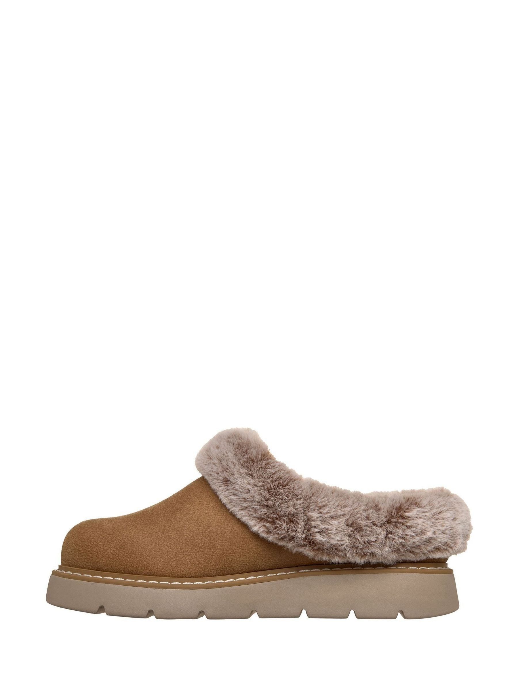 Kastanjebruin - Skechers Keepsakes Lite Cozy Mix Pantoffels