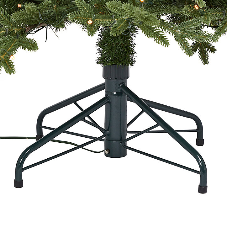 Sapin artificiel coloris vert Ø.89 x H.183 cm support inclus