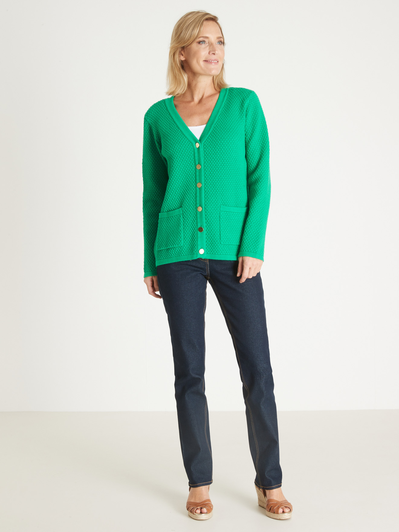 Gilet point fantaisie