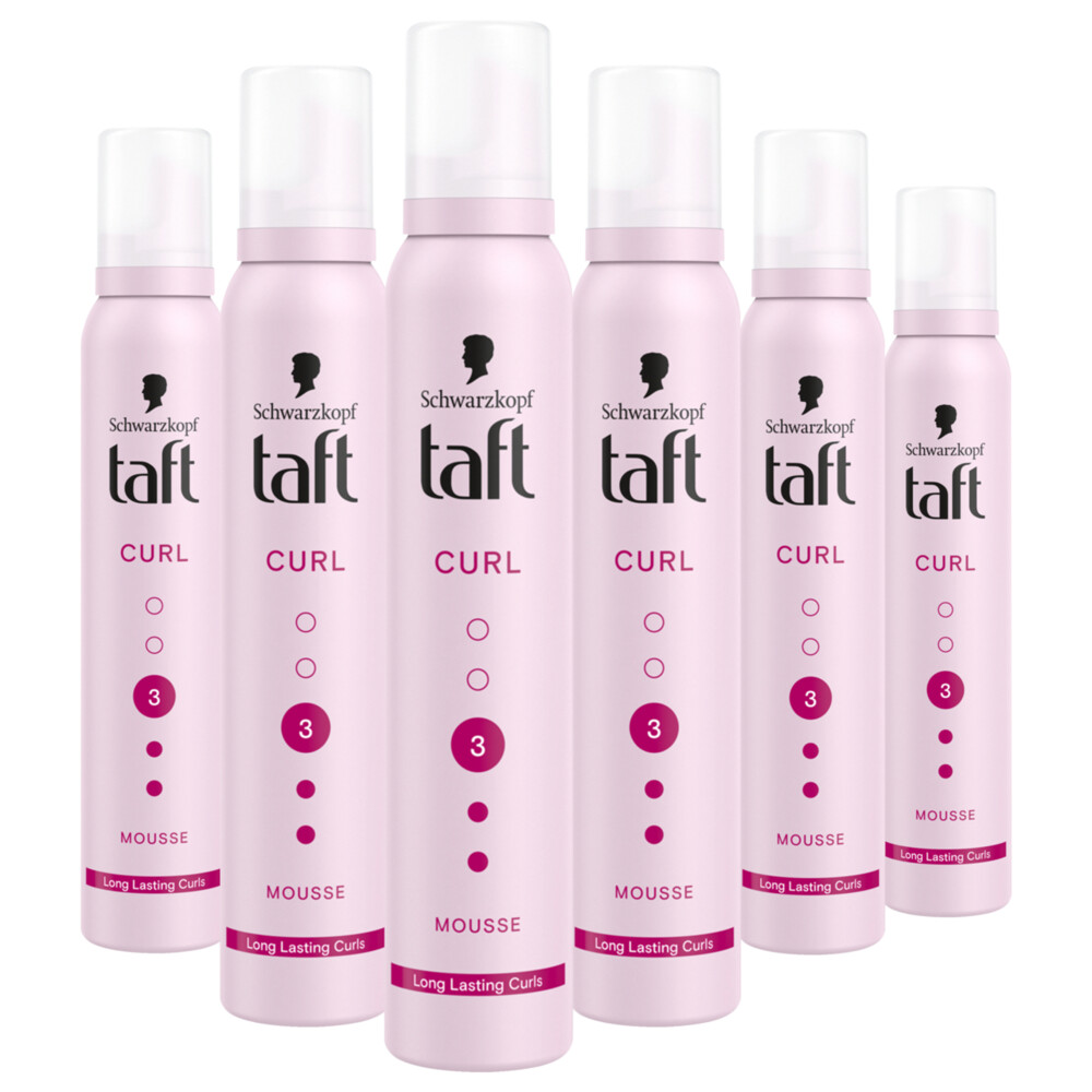 6x Taft Styling Mousse Curl200 ml