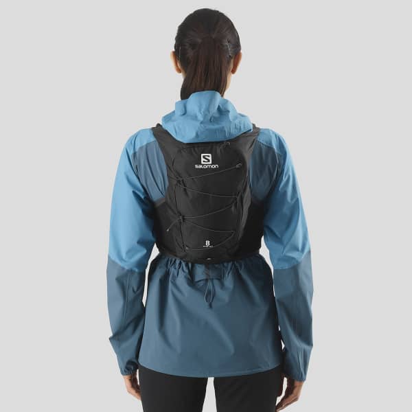 Sac trail SALOMON ACTIVE SKIN 8 SET BLACK/EBONY
