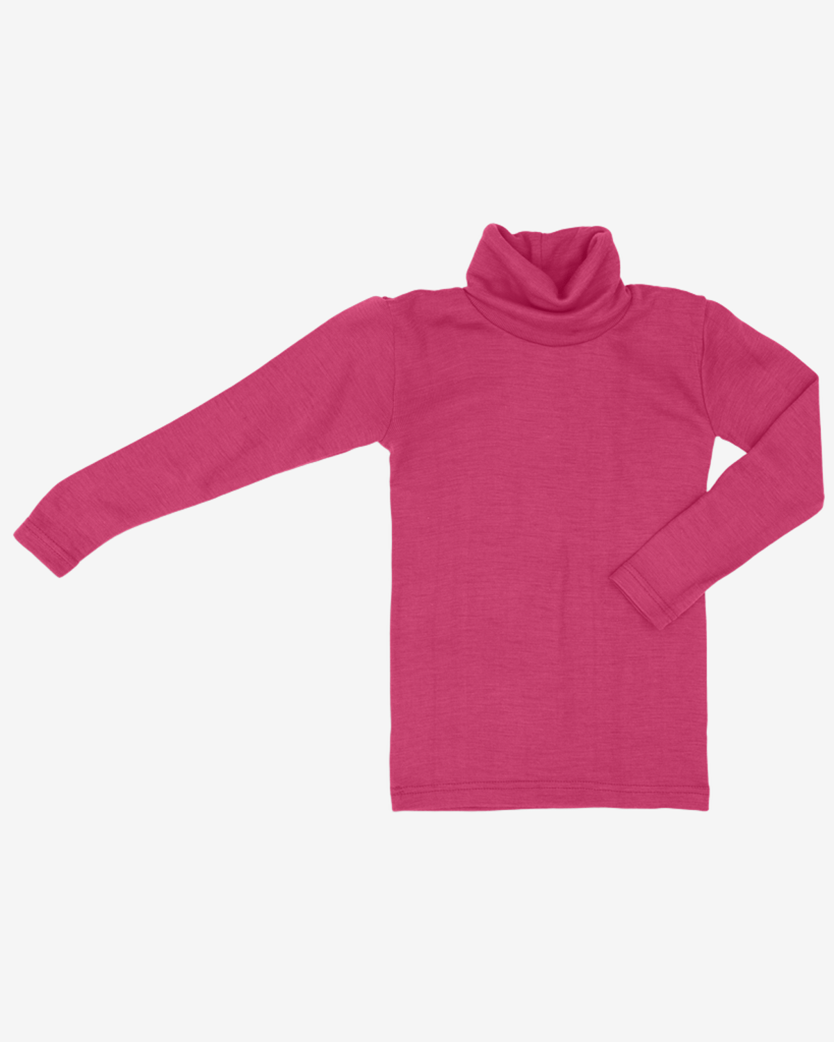 Ulltrøye med Turtleneck – 70% Merino 30% Silke – Ubehandlet Ull