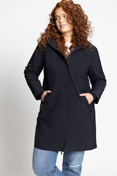 Funktionsjacke, wasserdicht, A-Linie, Kapuze, superleicht