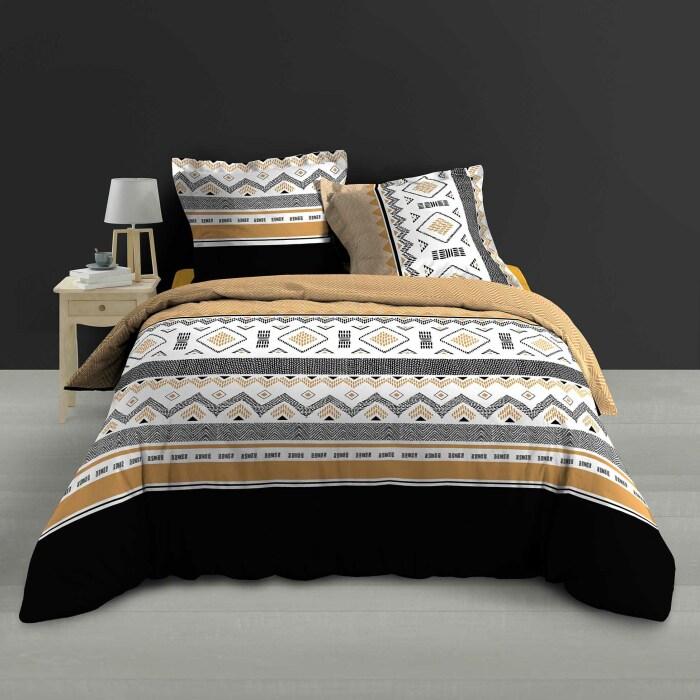 PARURE 260X240CM PERCALE IMPRIME 78 FILS ALLOVER ASTRALINE