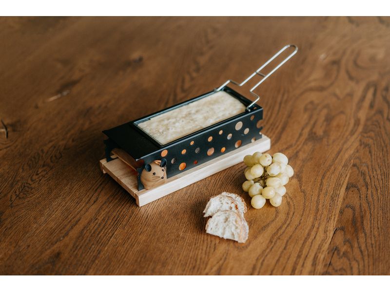 Kadastar Teelicht-Raclette Mouse Schwarz Kerzenraclette