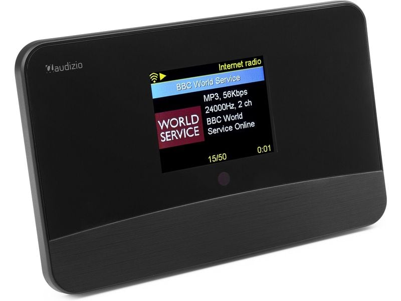 Audizio Radio-Tuner Adapter Livorno Schwarz Internetradio-Adapter mit DAB  und WLAN