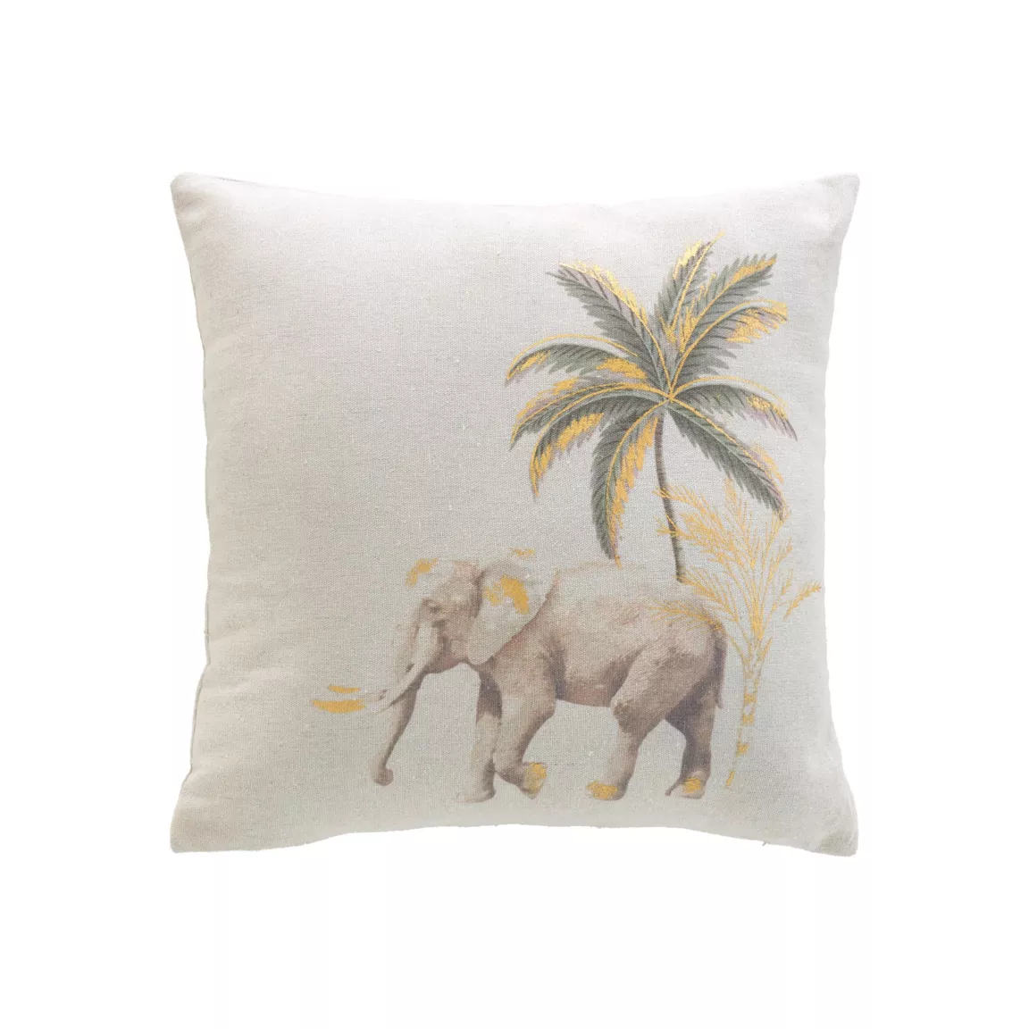 Coussin carré coton (45 x 45 cm) Willo Ecru