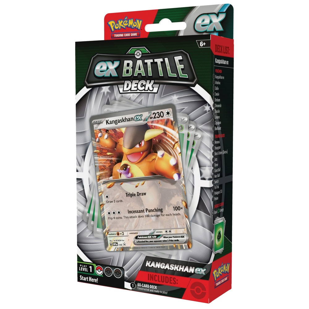 Pokémon-Sammelkartenspiel: EX-Kampfdeck Kangaskhan / Greninja Sortiment