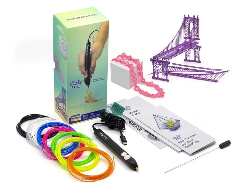 3Doodler 3D Pen Filament Flow Nachfüllpack 20 Farben x 3 m Nachfüllpack Polyacticsäure (PLA)
