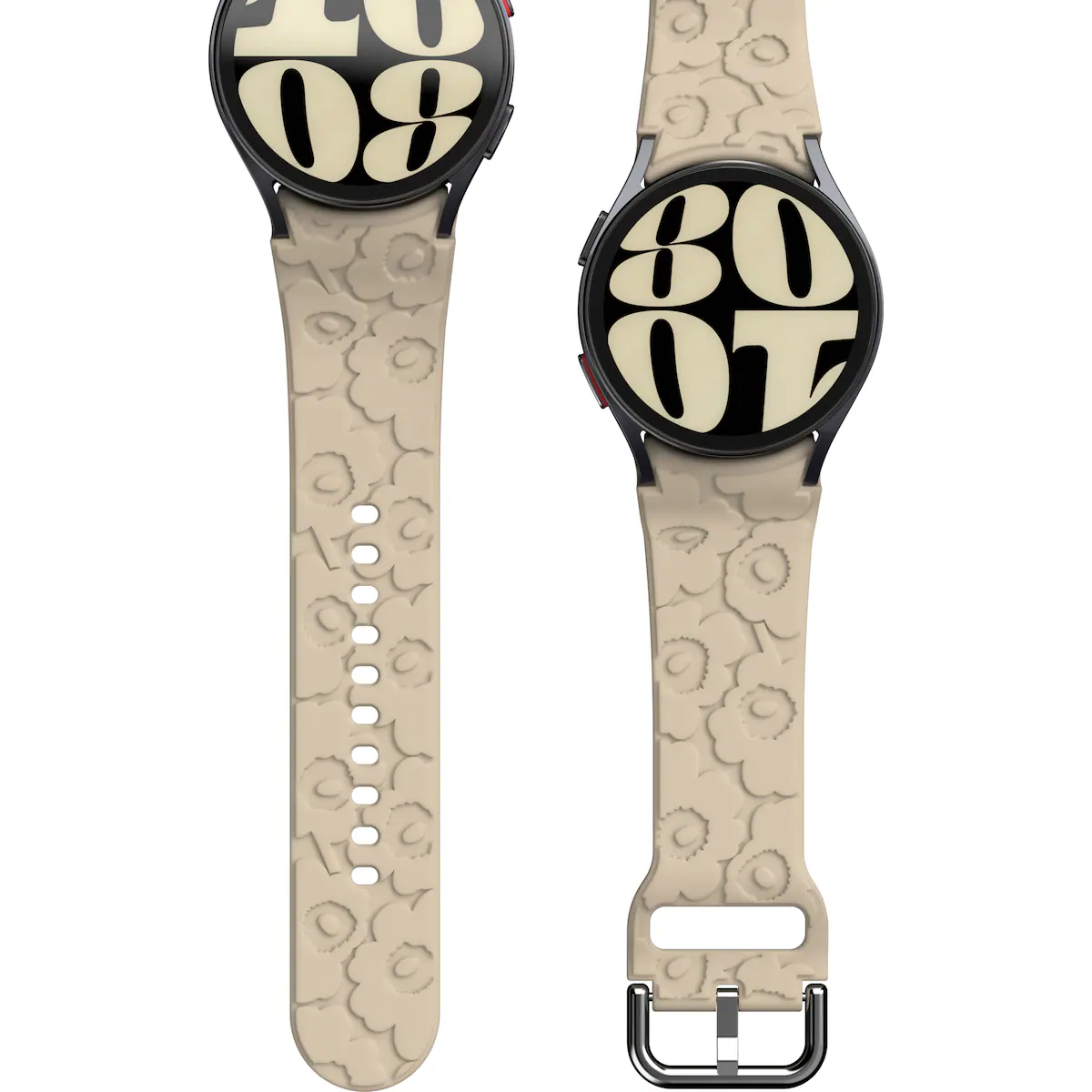Samsung Galaxy Watch 4/5/6/7 Marimekko klokkestropp S/M (beige)