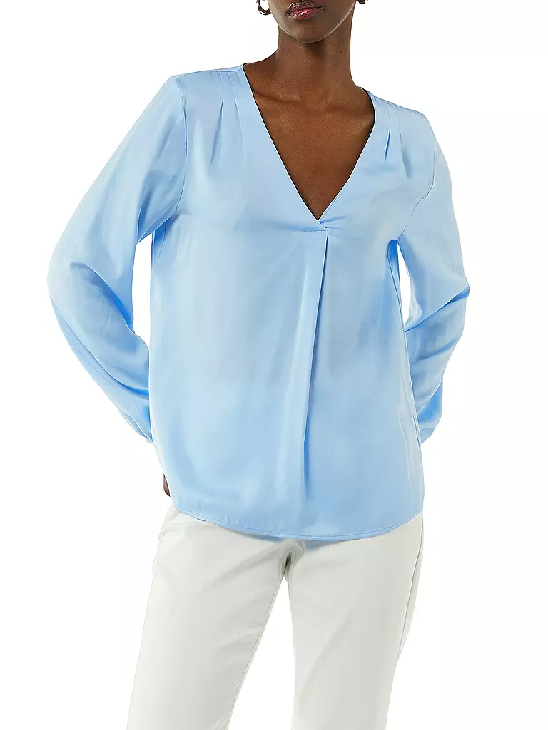 COMMA Blusenshirt hellblau