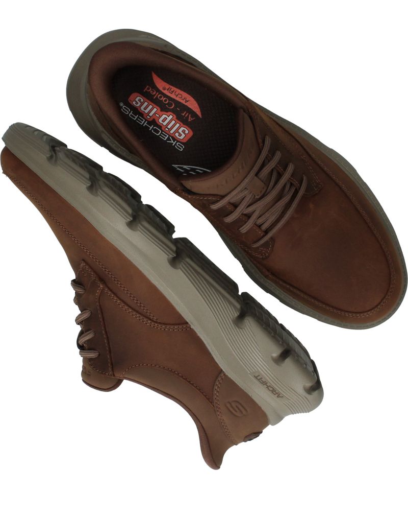 Skechers Slip Ins Arch Fit Garza Sneakers Cognac Heren