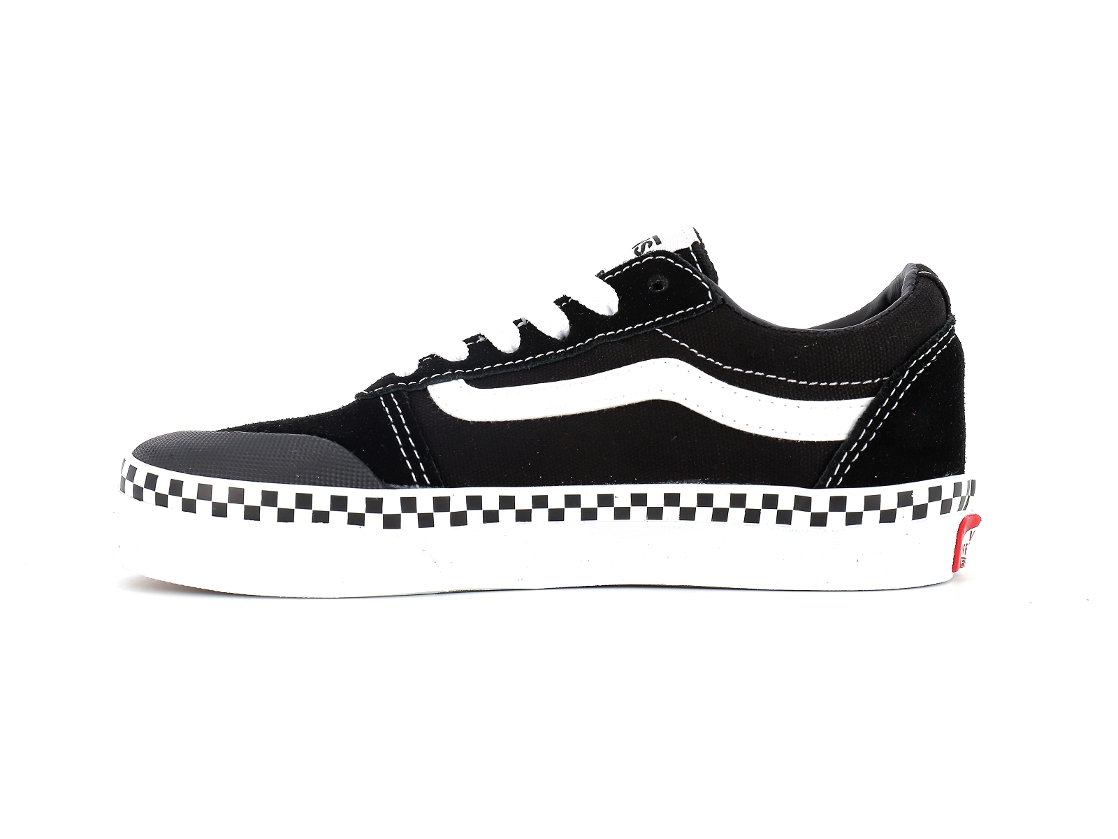 Vans-YT WARD DW CHECKER FOXING Matières combinées Noir