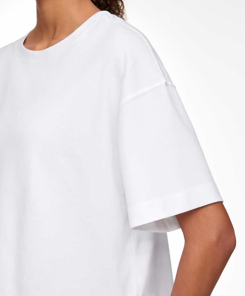 camiseta de algodão de manga curta